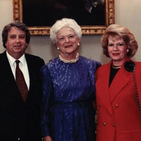 McGregors and Barbara Bush