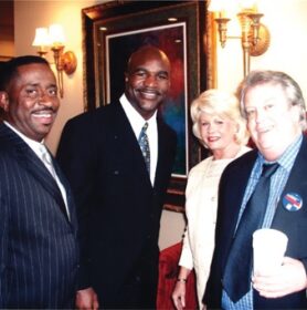 McGregors with Greg Calhoun and Evander Holyfield