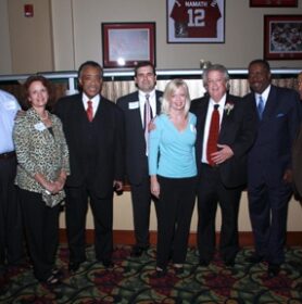 Jim & Lydia Benefield, Al Sharpton, Lewis & Cindy Benefield, Milton McGregor, Greg Calhoun and Joe Reed