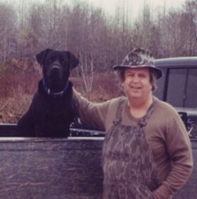 Milton with his Hunting Dog