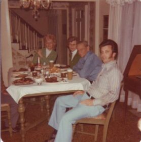 Milton and Pat with her Parents